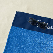 Miss USA Stil Pageant Glitzer Glam Beach Handtuch (Beispiel)