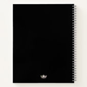 Miss USA Stil Silver Crown Custom Graph Notebook Notizbuch (Rückseite)