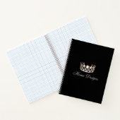 Miss USA Stil Silver Crown Custom Graph Notebook Notizbuch (Innenseite)