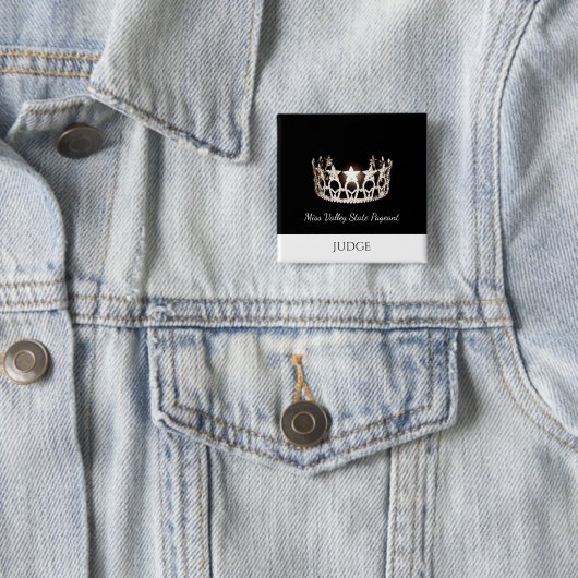 Miss USA Style beurteilt Custom Button Button (Beispiel)