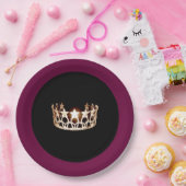 Miss USA Style Gold Crown 9" Paper Teller (Party)