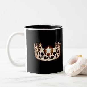 Miss USA Style Gold Crown Tasse
