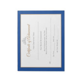 Miss USA Style Pageant Certificates-Achievmment Notizblock (Rotiert)