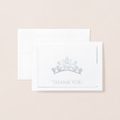 Miss USA Style Pageant Foil Tiara Mini Card Folienkarte (Vorderseite mit Umschlag)