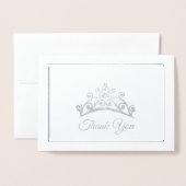 Miss USA Style Pageant Silver Foil Tiara Card Folienkarte (Vorderseite mit Umschlag)