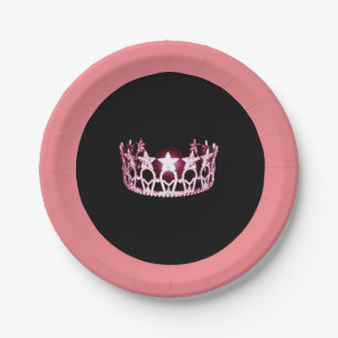 Miss USA Style Pink Crown 7" Teller