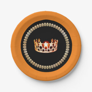 Miss USA Style Red 7" Paper Teller