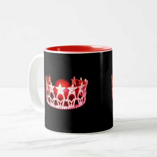 Miss USA Style Red Crown Tasse (Vorderseite Links)