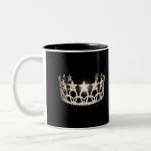 Miss USA Style Silver Crown Tasse (Links)