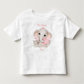 Miss Valentine Personalisiert Little Girl Kleinkind T-shirt (Vorderseite)