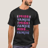 Miss Vanjie Drag Race Drag Queen T-Shirt (Vorderseite)
