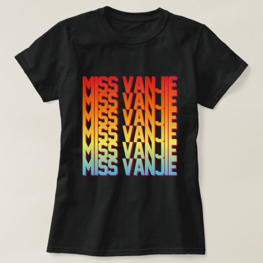 Miss Vanjie! T-Shirt (Design vorne)