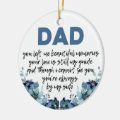 Miss Vater im Gedenken an den Vater Keramik Ornament (Links)