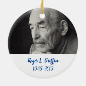 Miss Vater im Gedenken an den Vater Keramik Ornament (Hinten)