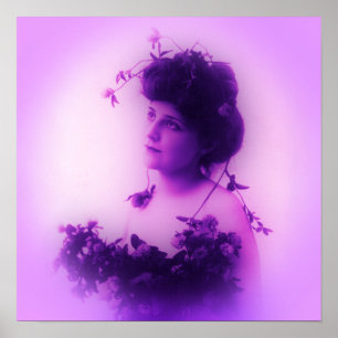 Miss Whitlock Flieder Poster