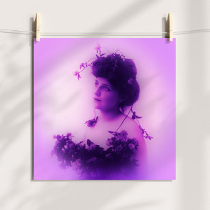 Miss Whitlock Lilac Poster