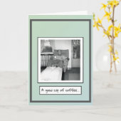 Miss you card karte (Gelbe Blume)