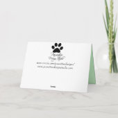 Miss You Card - Verlassend Karte (Rückseite)