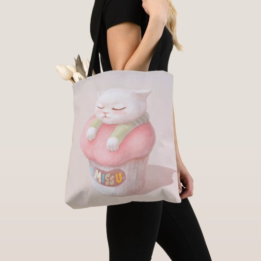 Miss You Cupcake Illustration Tasche (Von Nahem)