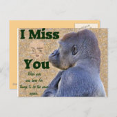 Miss You_Customize-Produkt Postkarte (Vorne/Hinten)