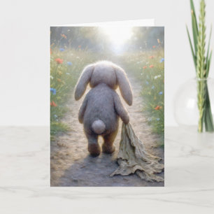 Miss You Diskettenhubbit mit einem Deckblatt Karte