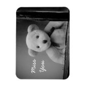 "Miss You" Foto Magnet (Vertikal)
