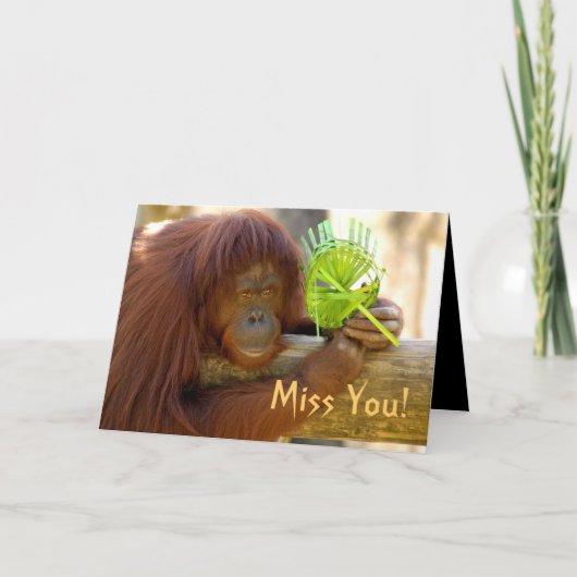 Miss You! Greeting Card Karte (Vorderseite)