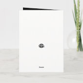 Miss You Greeting Card-Sad Bulldog Karte (Rückseite)