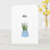 Miss You Greycard Karte (Gelbe Blume)