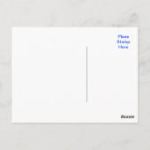 Miss You Labrador Retriever Puppy Post Card Postkarte (Rückseite)