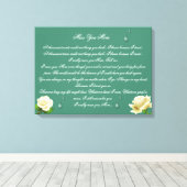 Miss You Mama 24x16 Canvas Print Leinwanddruck (Insitu (Holzboden))