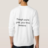 Miss You Mother Sweatshirt (Rückseite)