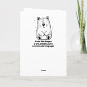 Miss You My Friend | Farbseite Karte (Rückseite)