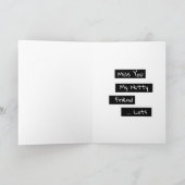 Miss You My Nutty Friend Karte (Innenseite)