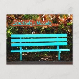 Miss You Postcard Postkarte