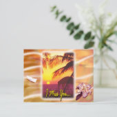 MISs You Postcard Postkarte (Stehend Vorderseite)
