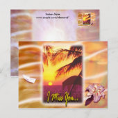 MISs You Postcard Postkarte (Vorne/Hinten)