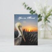 Miss You_ Postcard Postkarte (Stehend Vorderseite)