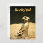 Miss You Postcard Postkarte (Vorne/Hinten)
