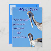 Miss You_ Postkarte (Vorne/Hinten)