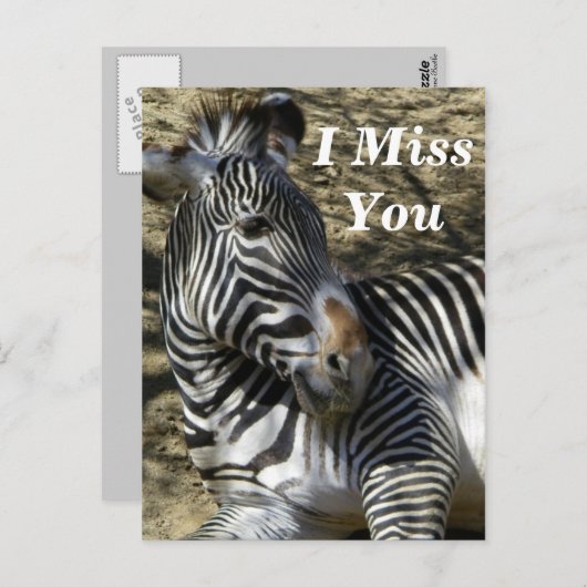 Miss You_ Postkarte (Vorne/Hinten)