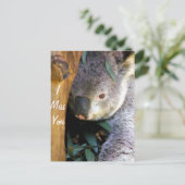 Miss You_ Postkarte (Stehend Vorderseite)