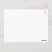 Miss You Spitz Welpe Hund Gruß Postkarte (Rückseite)