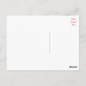 Miss You Spitz Welpe Hund Gruß Postkarte (Rückseite)