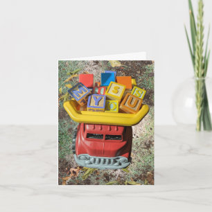 Miss You Truckloads Karte