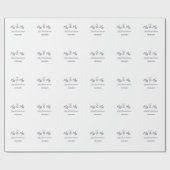 Miss zu Brautparty Name Datum Jahr vor Geschenkpapier (Flach)