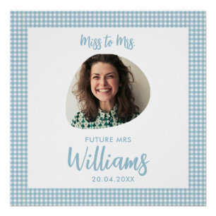Miss zu Mrs Future Mrs Boho-Brautjunggesellinnenab Poster