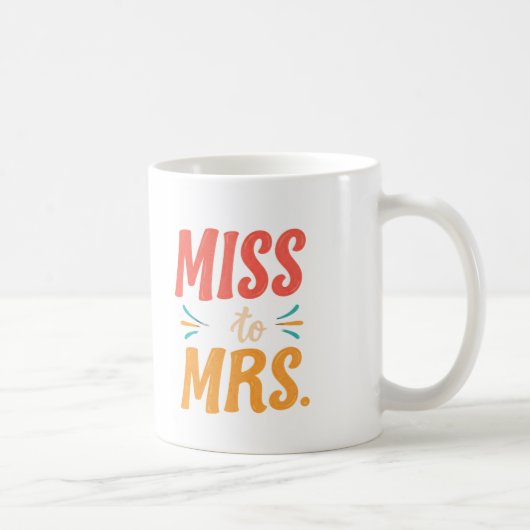 Miss zu Mrs Kaffeetasse (Rechts)