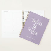 Miss zu Mrs. Modern Simple Wedding Planner Noteboo Planer (Anzeige)
