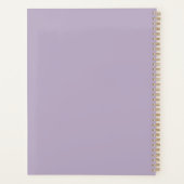 Miss zu Mrs. Modern Simple Wedding Planner Noteboo Planer (Rückseite)
